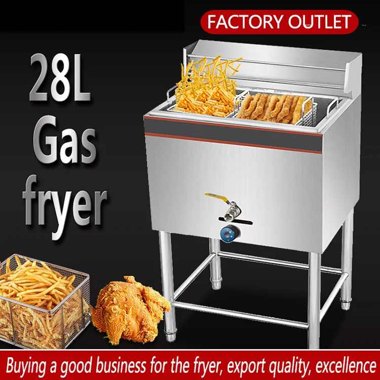 Kitchen deep fryer frying machine fried chicken/burger for mcdonald fast food