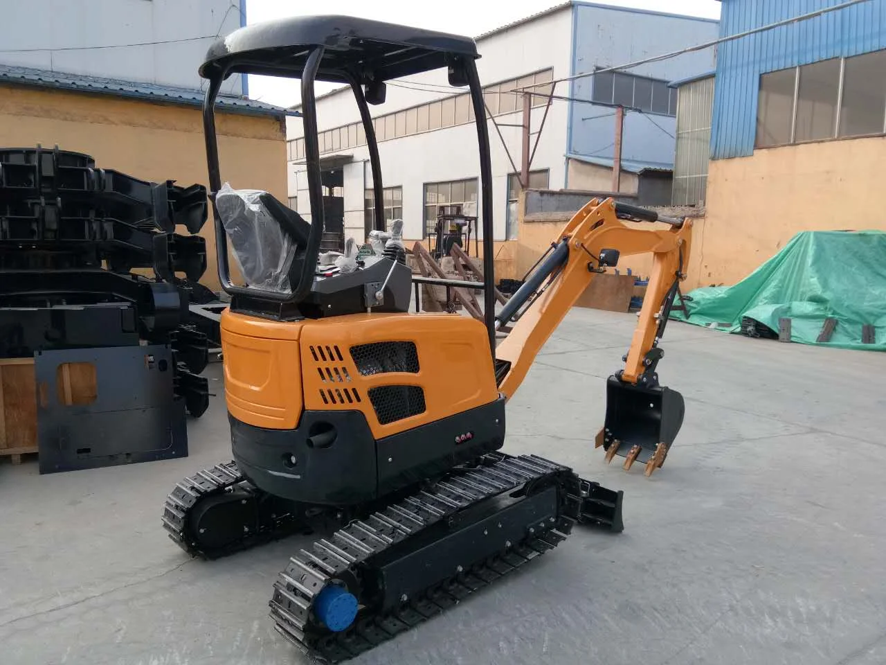 chinese excavator AZ20 2 ton China best quality and cheap price small size Mini crawler rubber track excavator for sale