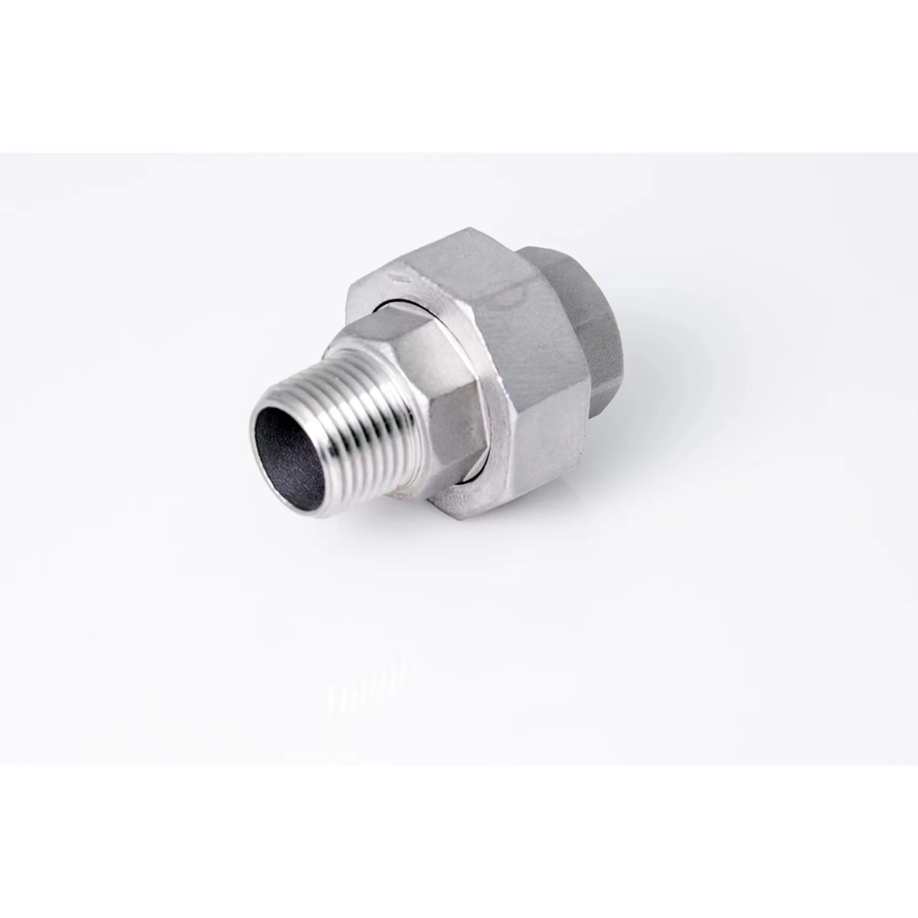 1/2'3/4 inch steel threaded malleable Union pipe fitting BSPP Thread Welding Hexagonal Union