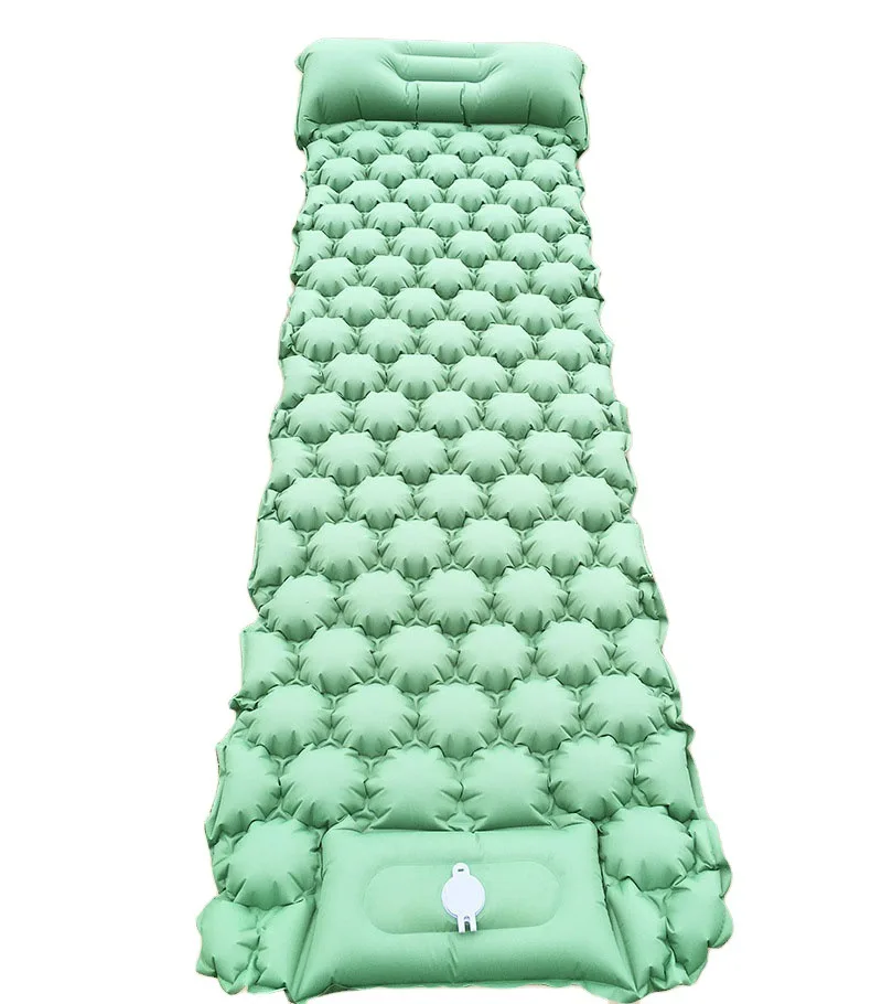 
Wholesale Hot-Selling Ultralight Elastic Fabric Coated Sleeping Portable Beach Inflatable Camping Cooling Mattress Pad Mat/ 