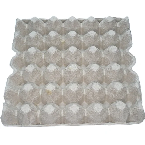 30 cell Biodegradable egg carton empty 30 cells tray box packaging for chicken egg