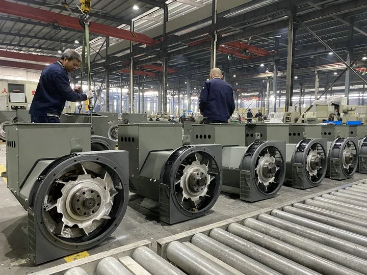 1500rpm 50HZ 275KVA Brushless AC synchronous generator 220KW three-phase single bearing diesel generator