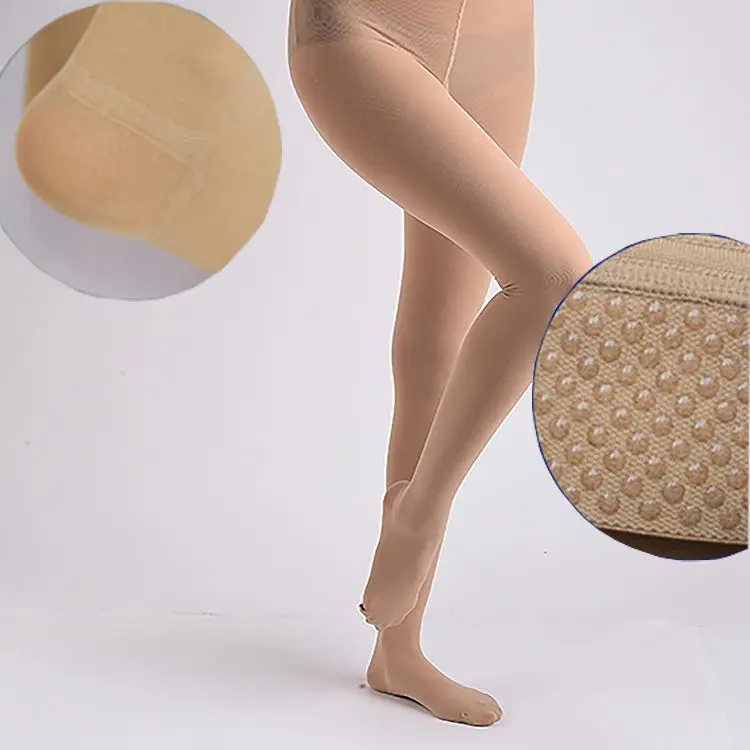 Varicose Vein Stocking 20-30mmHg Pantyhose medical compression stockings Firm Class 2 medical hosiery factory