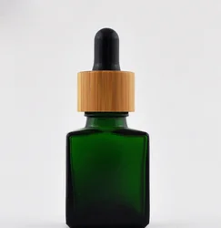 2019 High Quality Clear Frosted 5ml 10ml 15ml 20ml 30ml 50ml 100ml Bamboo Dropper Beard Oil Bottle Cosmetic Packaging