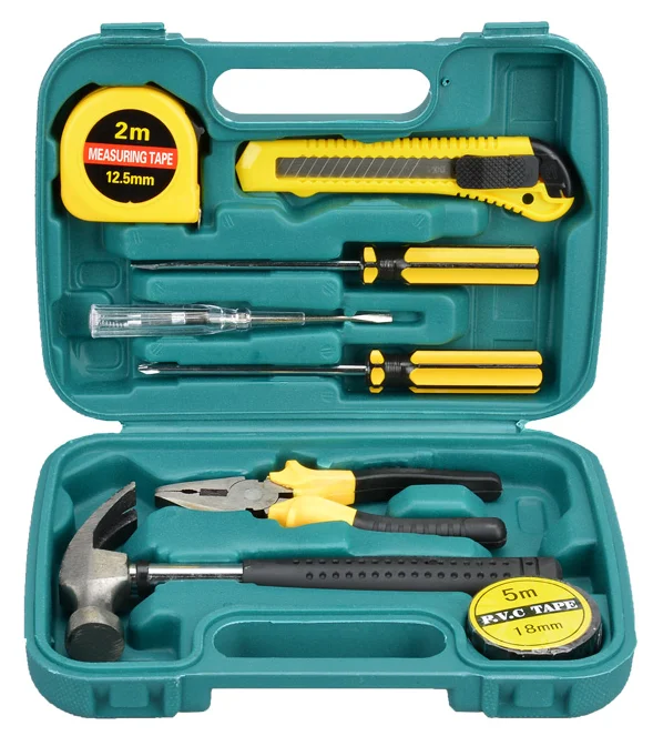
9 Number of Pieces professional supplier electrical tools and household hardware set 