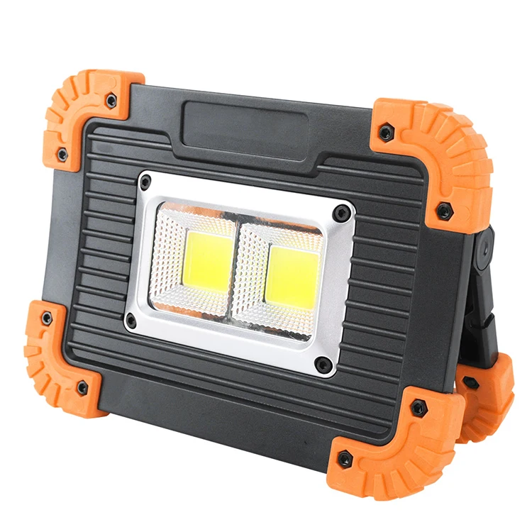 Outdoor 20W Multifunction Worklight Portable USB Rechargeable COB LED Work Light For Camping