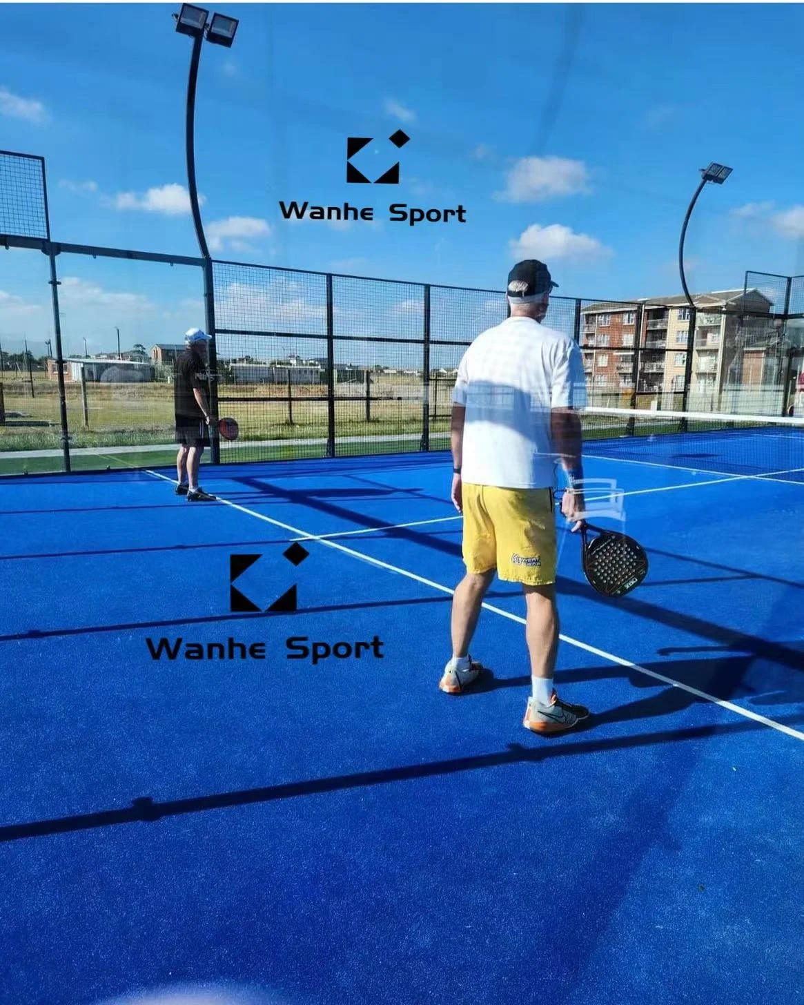 HOT !Wanhe top quality Hot Sale Panoramic Canchas De Padel Tennis Court