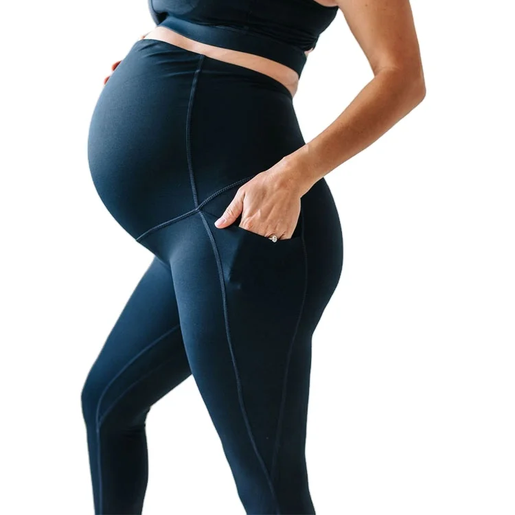 
Plus Size Womens Maternity leggings Sports Pregnant Fitness Yoga Pants 
