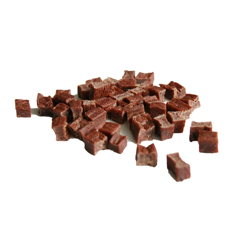 Professional Manufacturing Dog Dried Beef Cubes Pet Snacks Pet Training Treats