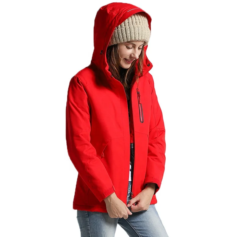 Topgear new arrival waterproof windproof womens heated quilted jacket