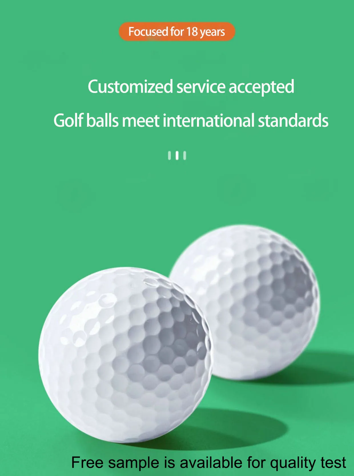Customised Dollar Taiwan Golf Ball Manufacturer Clamshell Packaging Branded Fish Food Price Rubber Golf Balls With Logo