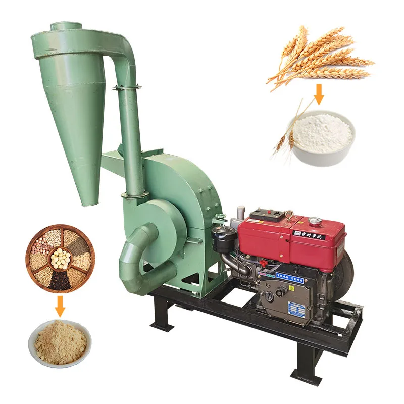 High Capacity Wheat Grinding Machine Price Hammer Corn Mill Machine