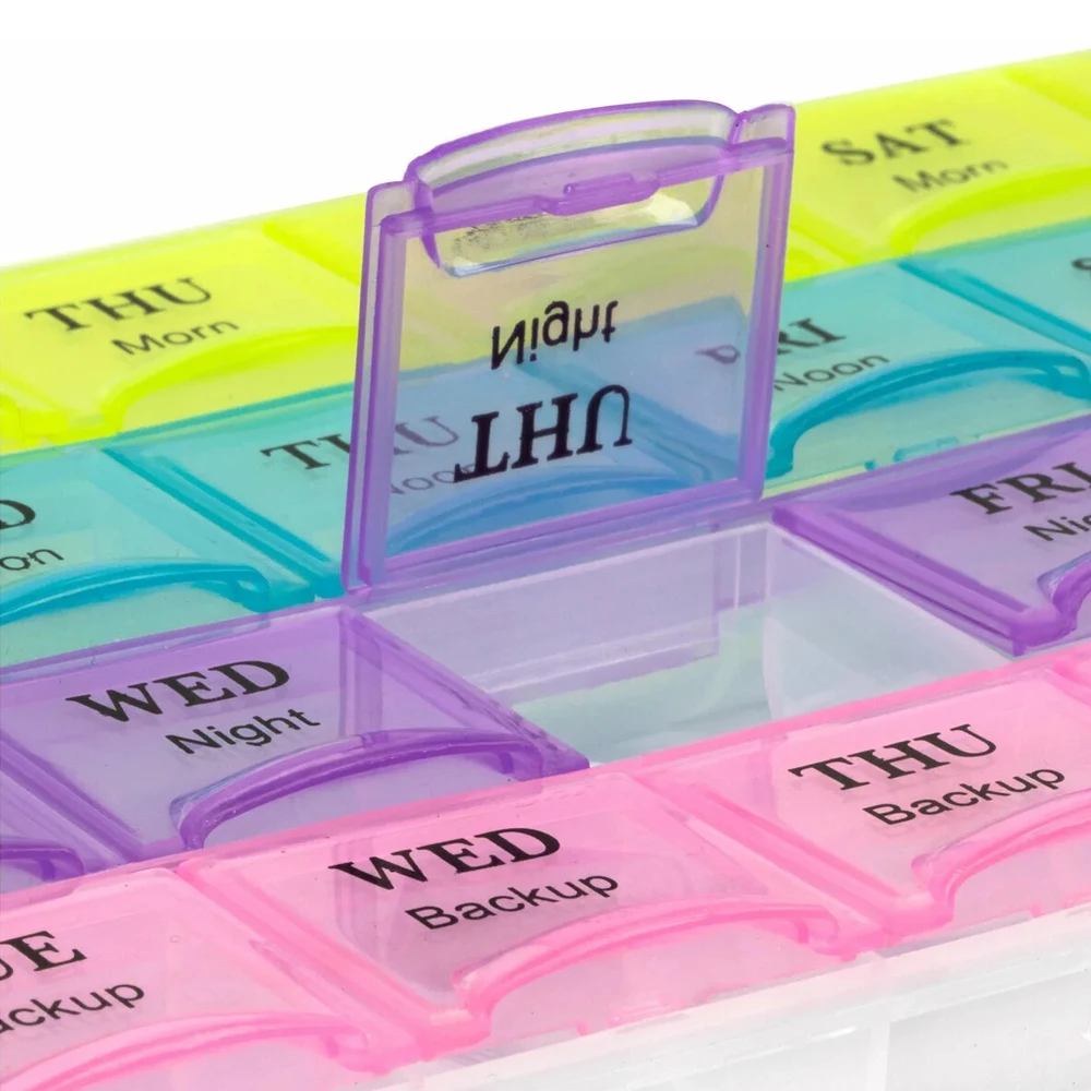 Convenient Travel Pill Storage Box OEM China Wholesale Promotional Medicine Box Made of Durable PP Plastic