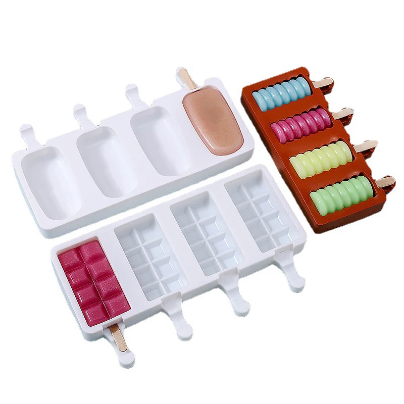 Latest design frozen ice cube ice box, large capacity ice cell mold
