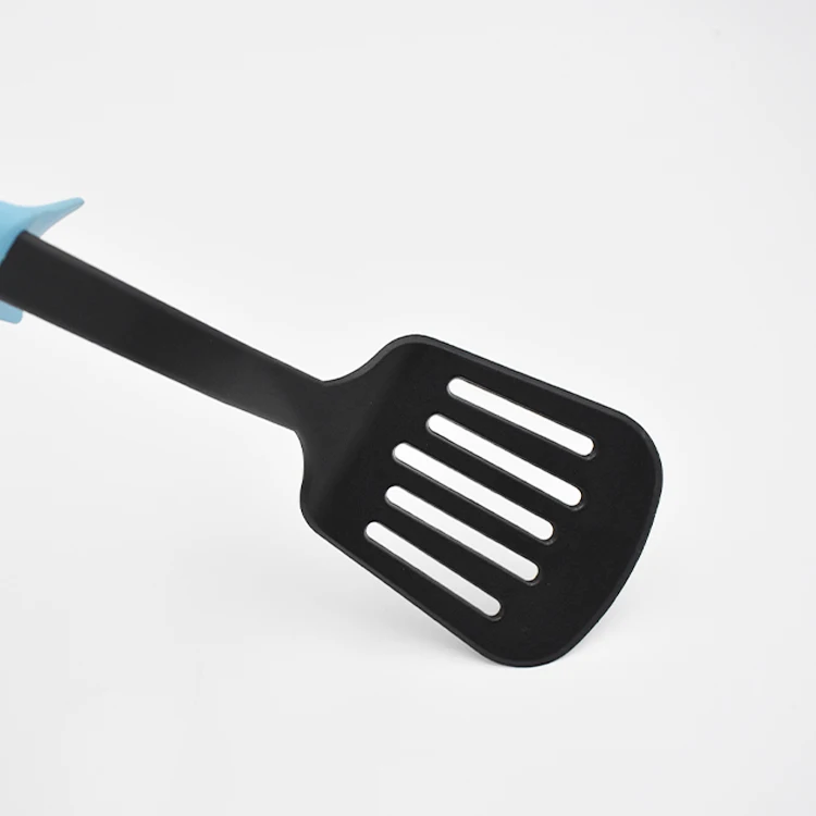 6 pieces kitchenware cooking tools high quality PA66 nylon kitchen utensil set with plastic holder