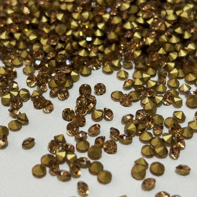 Factory Wholesale SS18 Pointback Crystal Rhinestone Nail Art DIY Decoration Materials