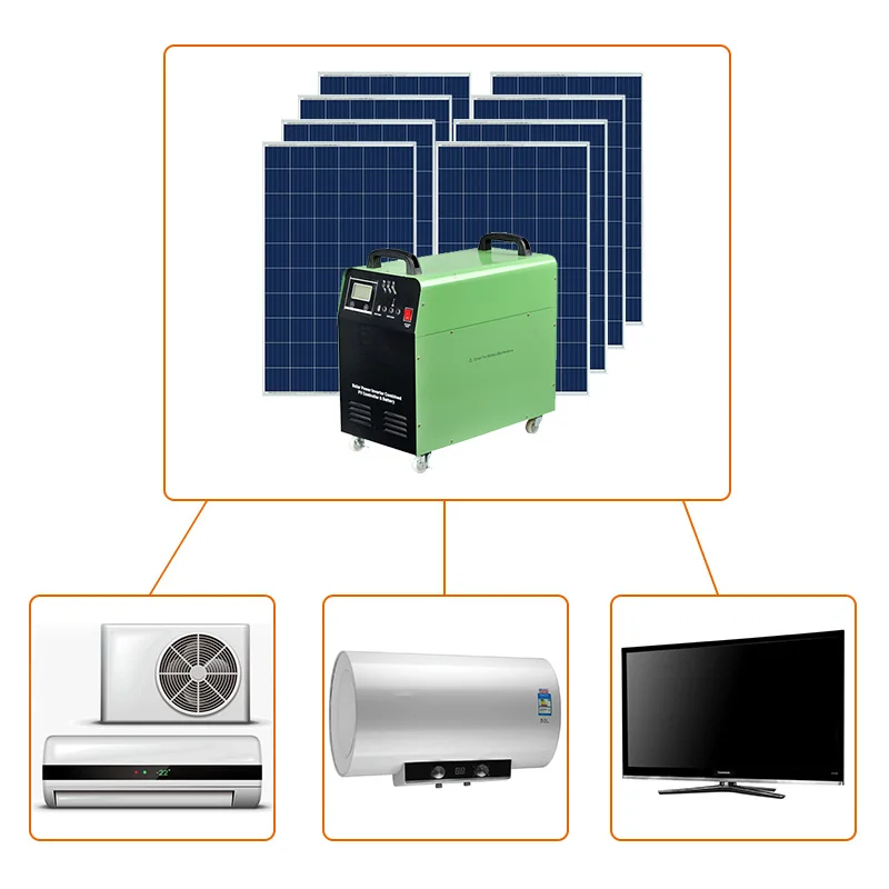 Low Cost 500W 1000 Watt 220V Portable Power Station Solar Generator With Panel Kit