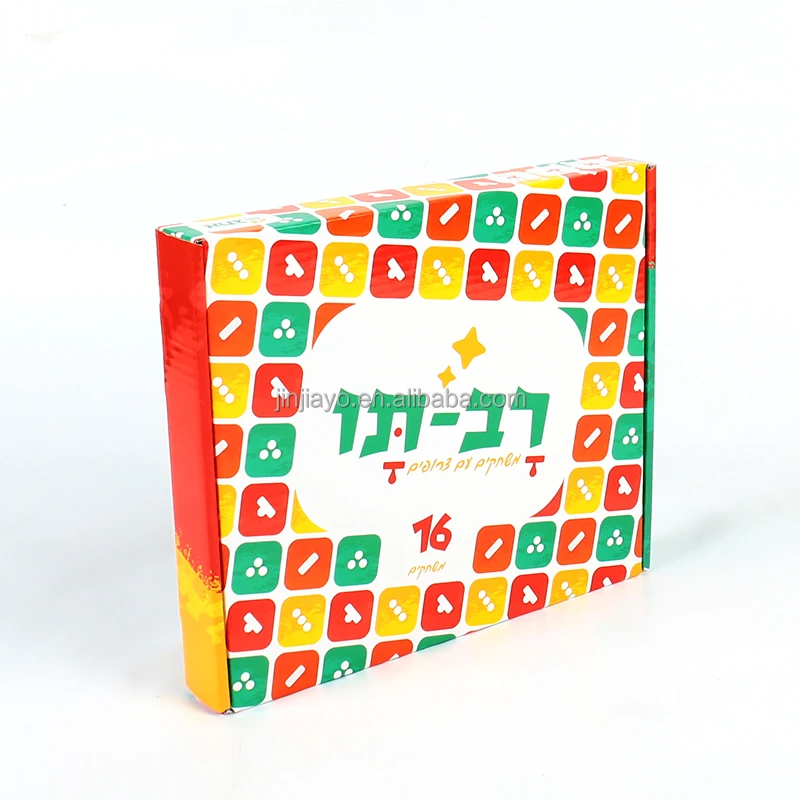 Jinayon Customized Printing Paper Card Game Children Education Card Games Party Playing Board Game