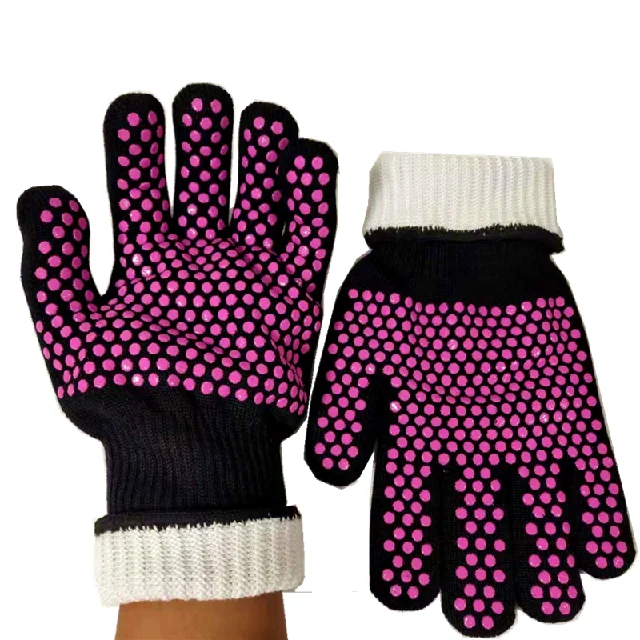 
Mass promotion BBQ mittens Wearable Silicone pattern Modern selection BBQ mittens 