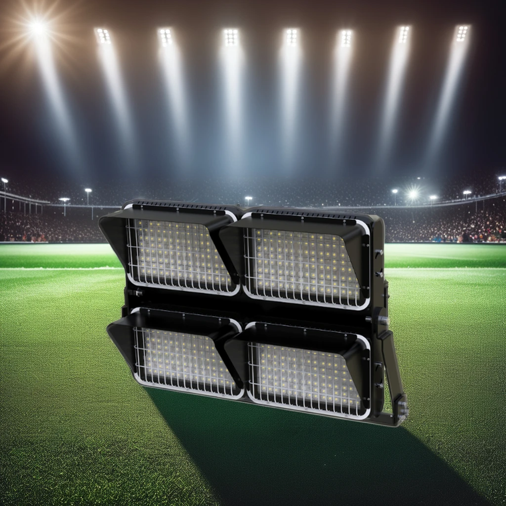 Most Powerful Flood Light 750W 1000W Smd Industrial Outdoor Tennis Heavy Type Ground Modular Led Spotlight For Soccer Stadium