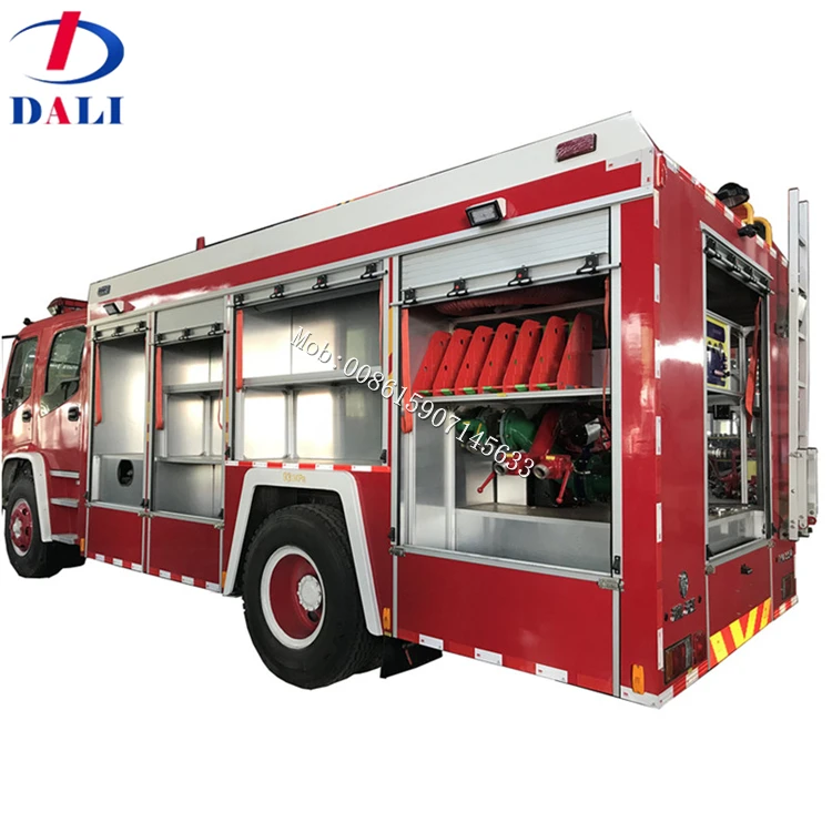  Пожарная и спасательная машина DLQ Euro 5 Dongfeng 4*2 пожарная на 6 колесах из пенопласта