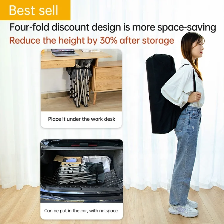 Niceway Adults Portable Folding Camping Bed Cot Sleeping Hiking Guest Travel