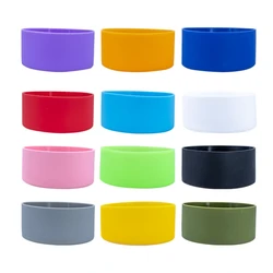 Custom Design Removable Protective silicone cup bottle bottom cover silicone bumper sleeve Silicone Sleeve Cover