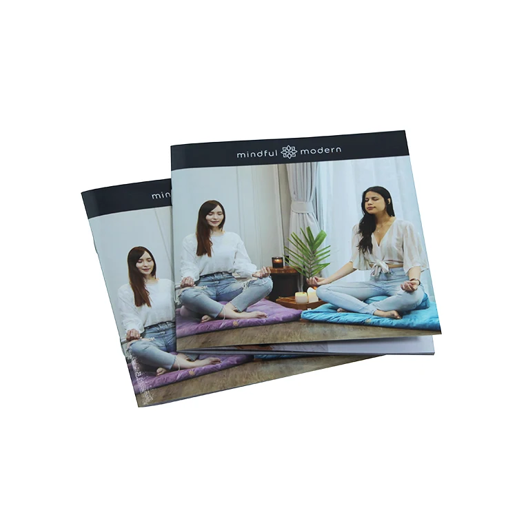 Mini Brochure Custom Coloring 4c/4c Printing Softcover Pray Brochure Printing Service