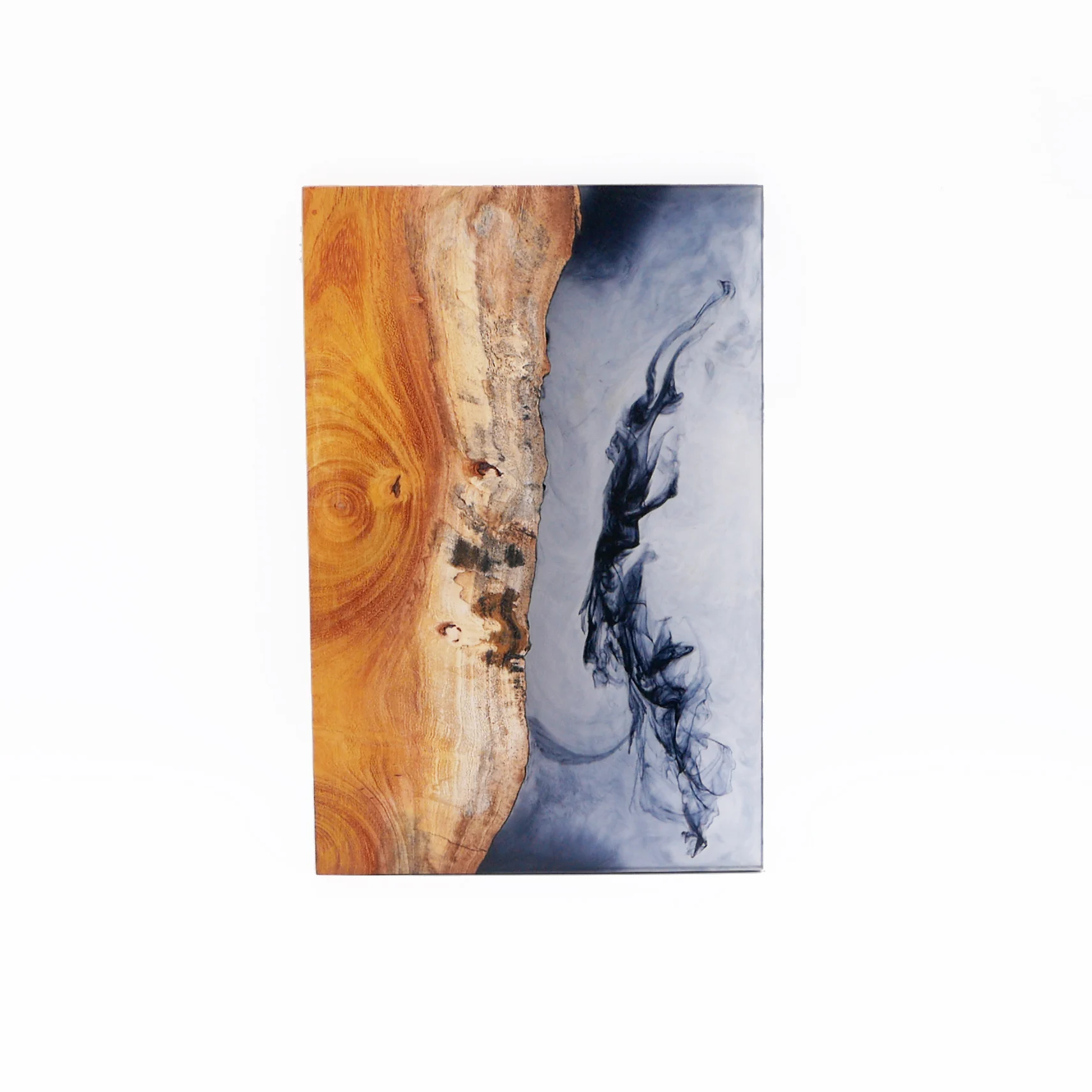 Artist chopping board Acacia wooden epoxy resin cheese board