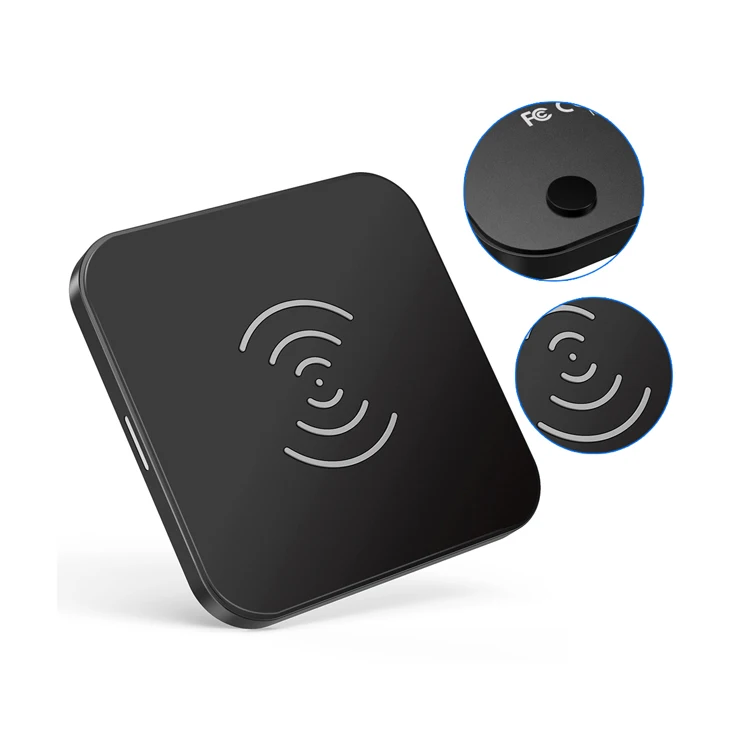 
Ultra thin 10W wireless charging pad Qi enabled devices chargers for Samsung Iphone 