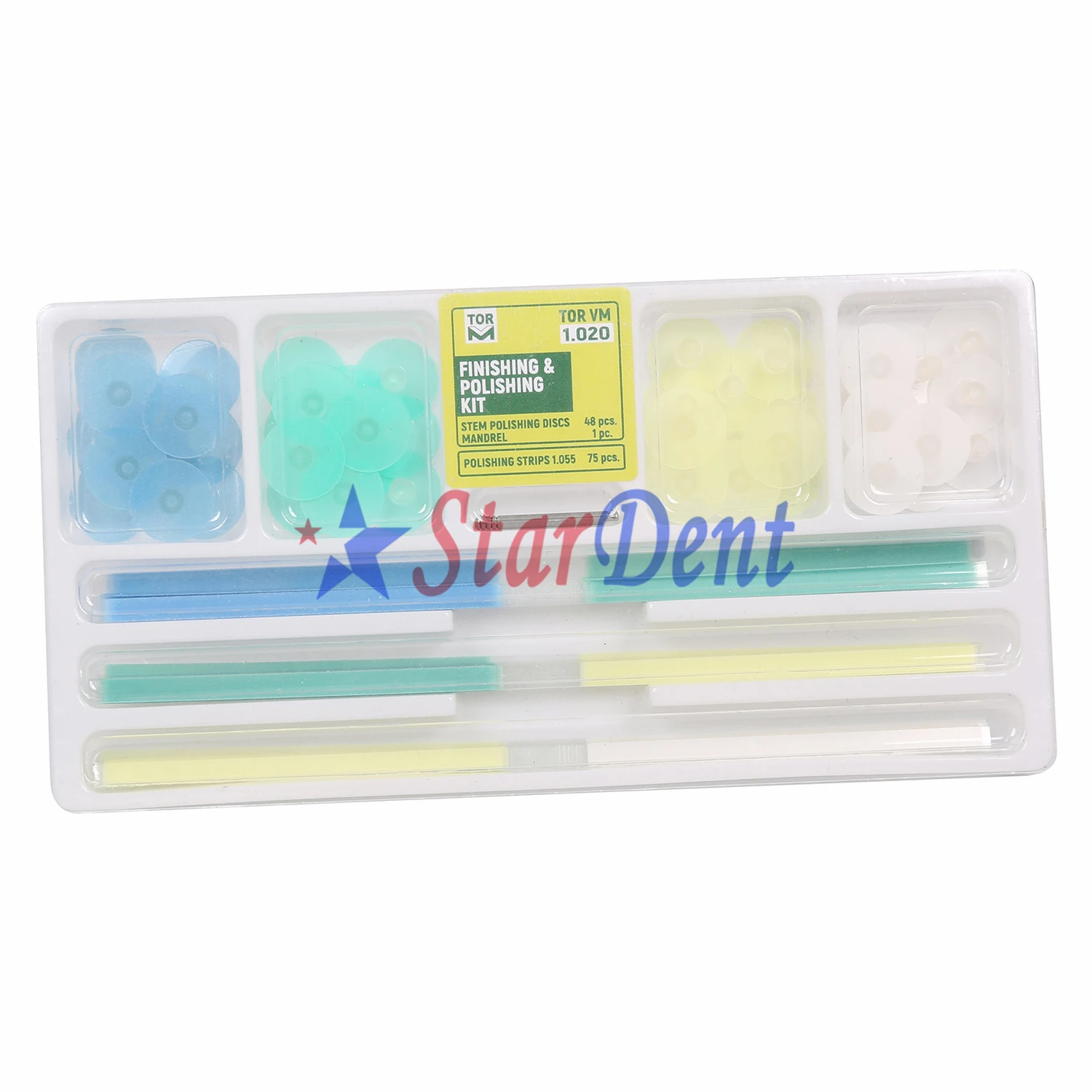 Dental Composite Finishing Polishing Discs Super-snap + Strip Russia Tor Vm Finishing & Polishing Kit (1.020)
