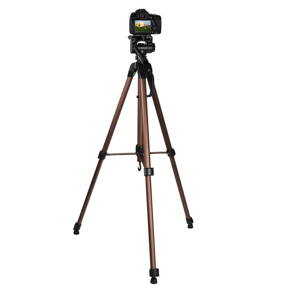 SLAMOE WF-3770 Professional camera tripod with non-slip mat aluminium alloy material travel tripod for camera phone stand