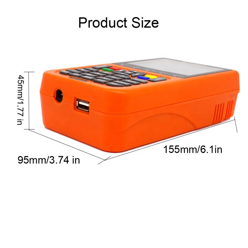 
V9 DVB-S/S2 Satellite Finder High Definition 3.5 Inches Multi Compatible Satellite Receiver 