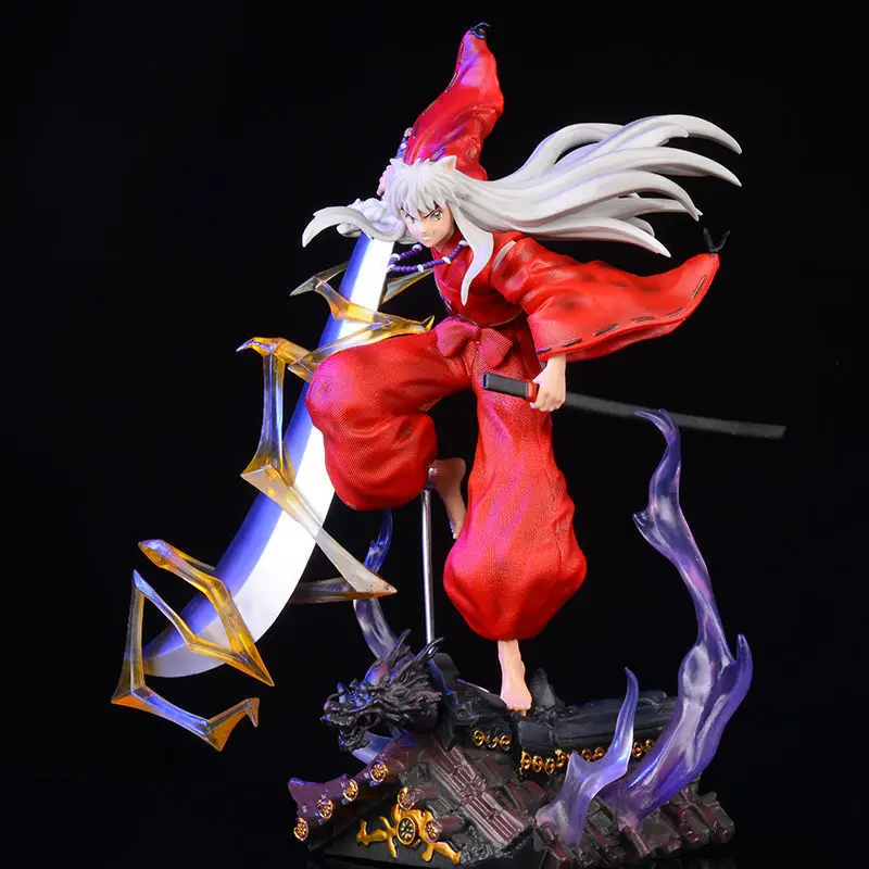 DH5430 Fire Phoenix Inuyasha Kill Maru statue scene model decoration