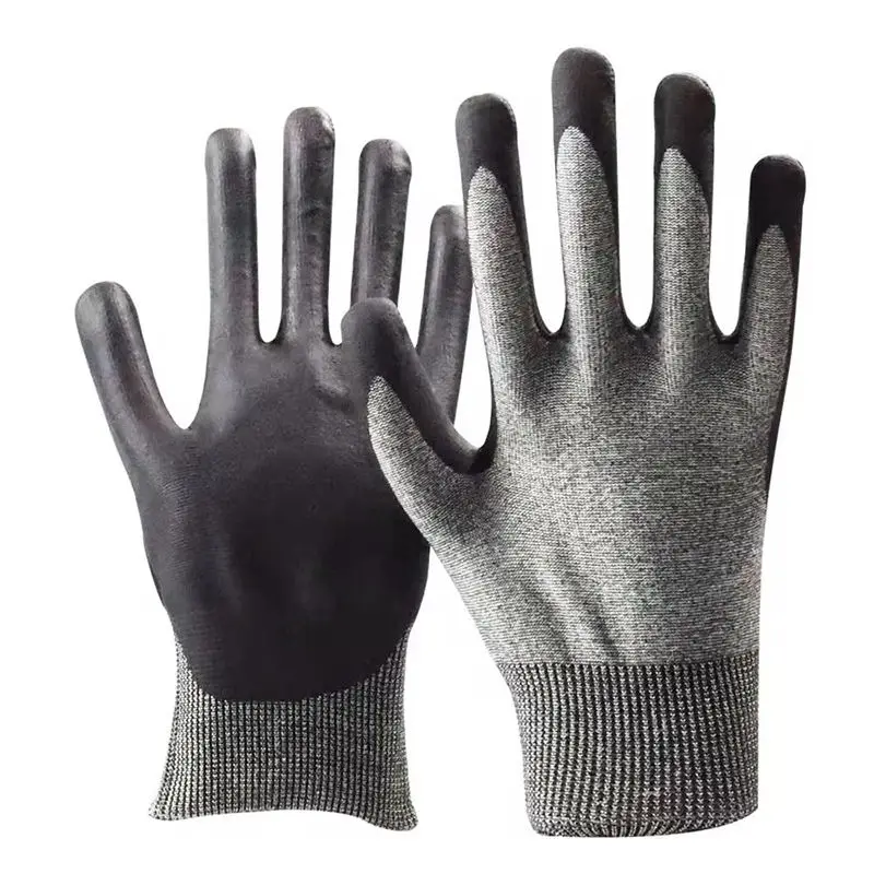 Level 5 Cut Resistant Work Safety Gloves with Anti-Cut Anti-Slip Anti-Static Functions Hand Protection Anti Cut Gloves