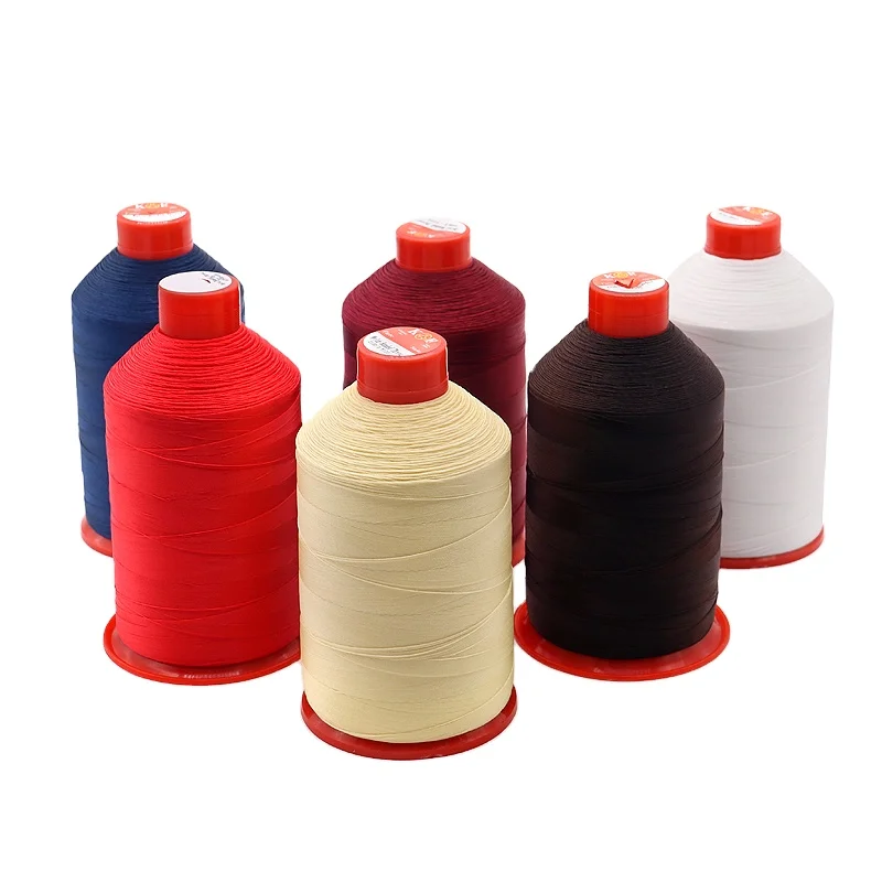 Nylon Thread Factory Sale Industrial Materials Bonded Nylon Thread For Tex70 210D/3 bonded nylon thread (1600596220785)