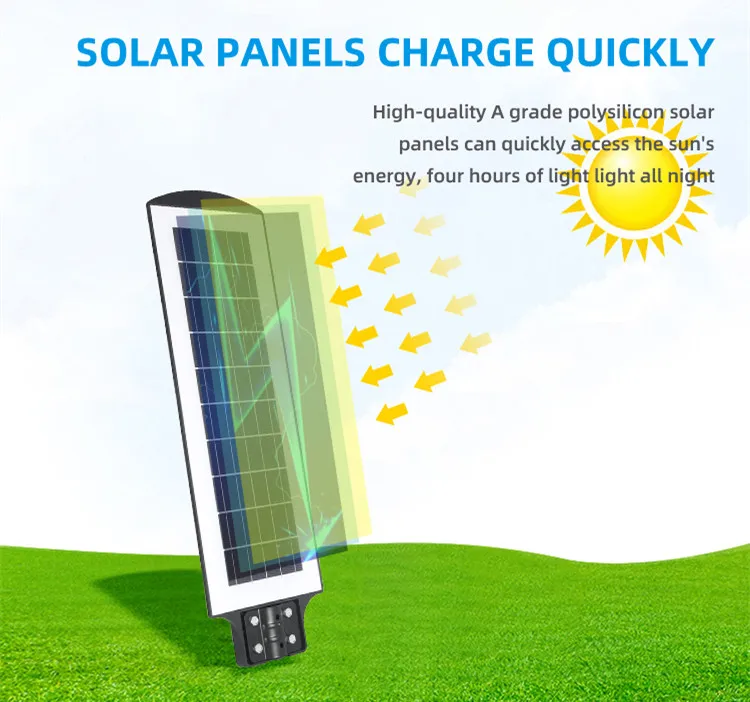 Outdoor 300W Solar Street Light Remote Garden Security Wall Lamp Floodlight Motion Sensor Flood Down Parking Lot Spot Pole