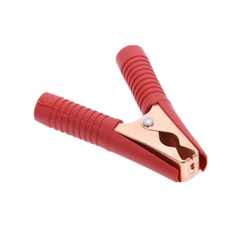 2PCS Hot Car Alligator Clips Battery Terminal Clamps Crocodile Clip 100A Red Black