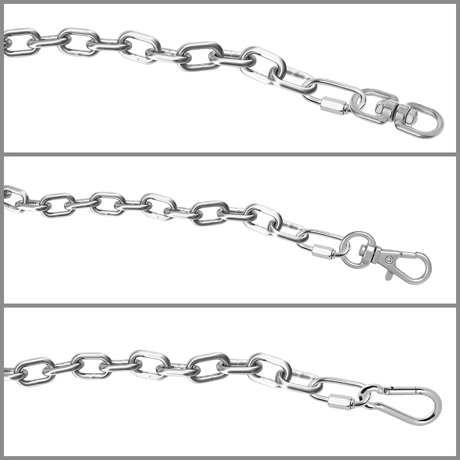 M6 Stainless Steel Quick Link Chain Connection Link Chain Connector For Outdoor