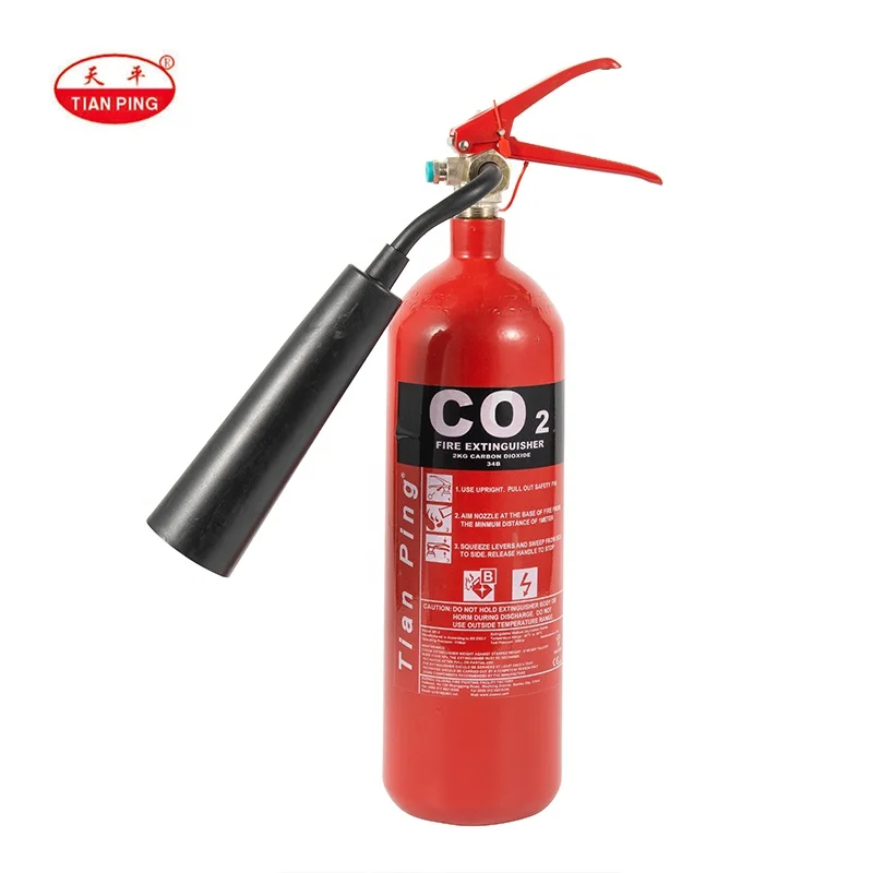 2 кг BSI EN3 ,TUV CE CO2 Огнетушитель из легированной стали