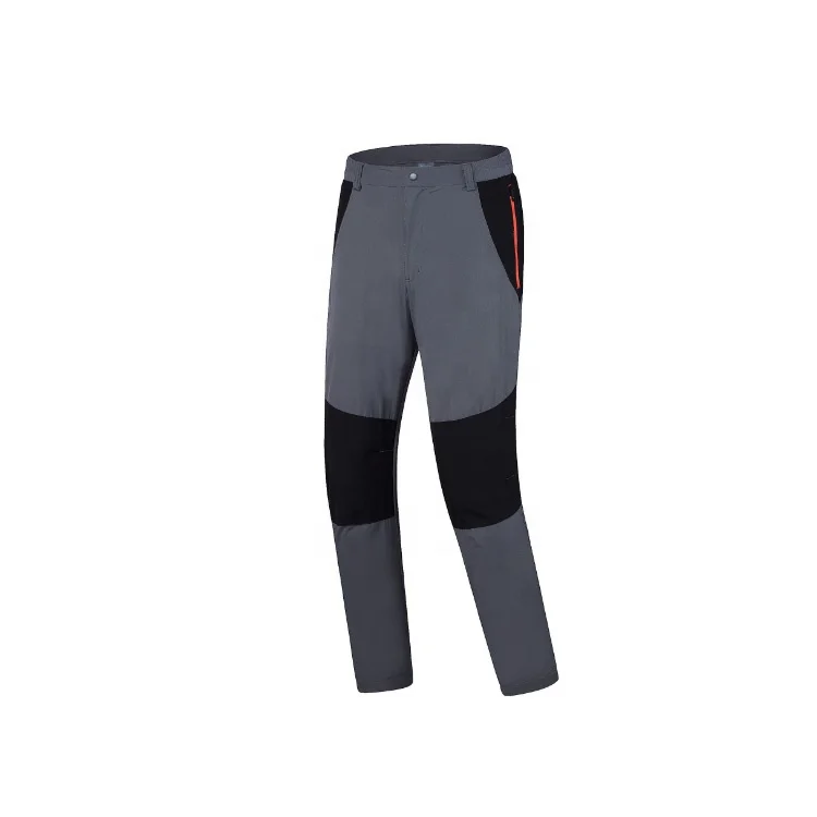 Winter Outdoor Durable  Softshell Trousers Waterproof Windproof  Climbing Pants Men Fleece Thermal Hiking Pants