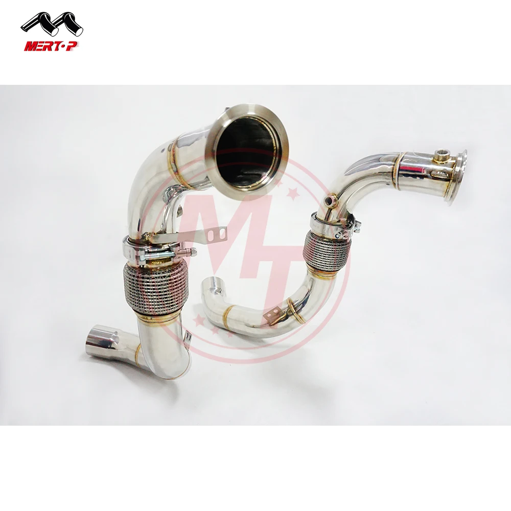 Mertop Racing Catless Downpipe для F91/F92/F93 M8 4 T S63 V8 2018 + M5