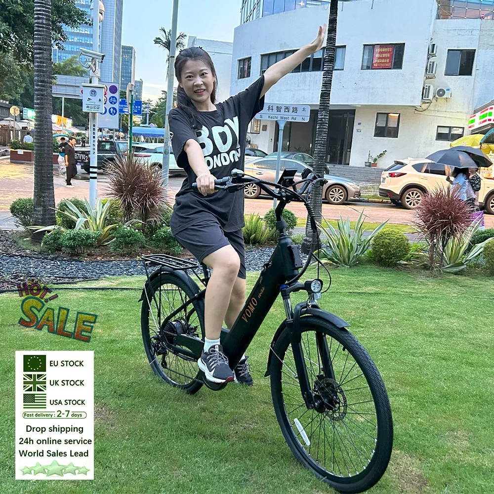 CS20 VOMO Skinny spining bike EU warehouse Factory Direct Price Step Through skinny Tire Ebike 250w Motor Ebike