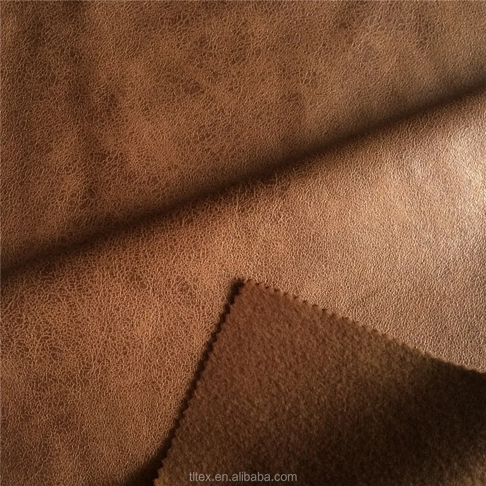 
Best textiles single face stretch knitted sueded jersey polyester suede leather vegan suede fabric 