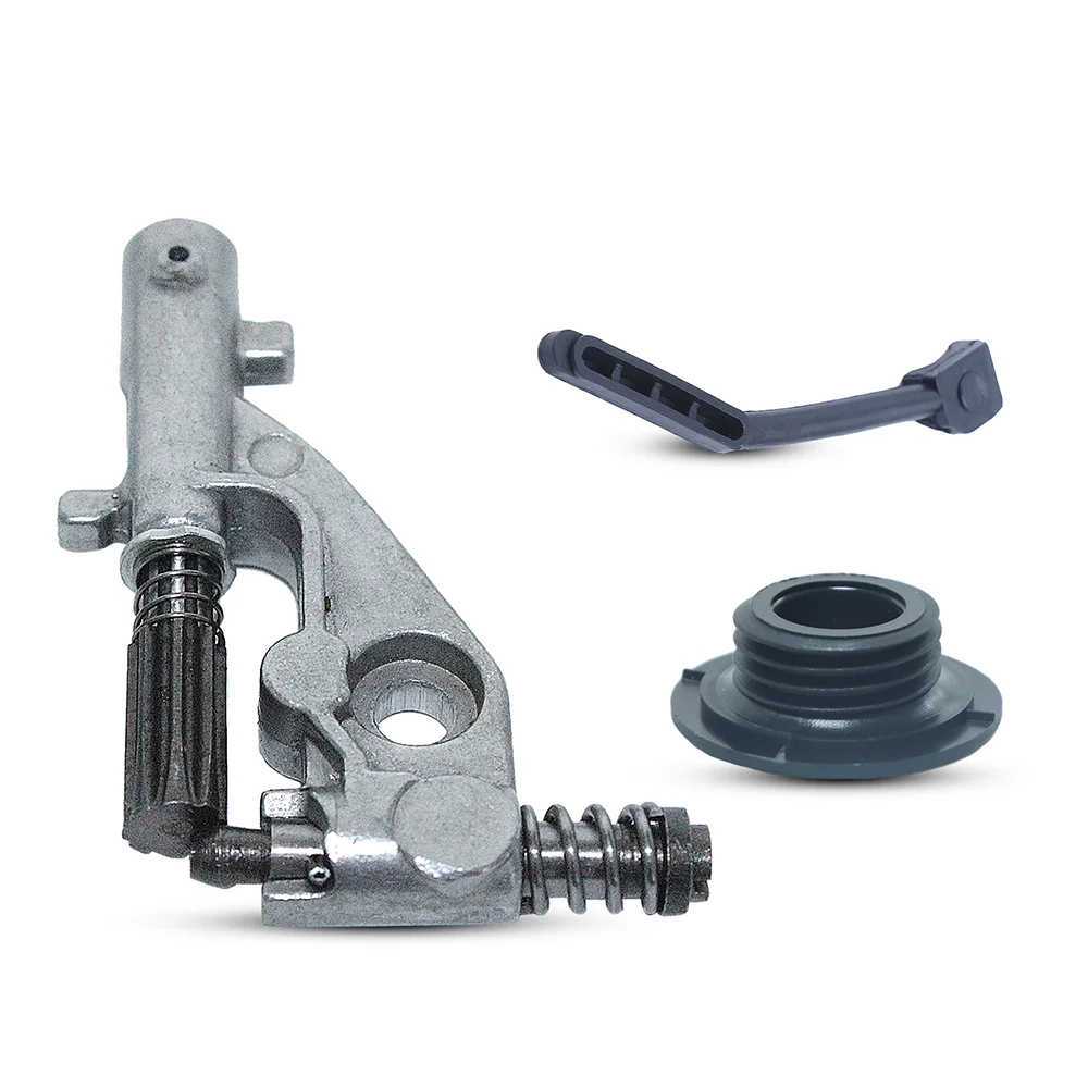 Oil Pump Pressure Line Kit with Pump PIinion for Husqvarna 455 Rancher 455E 460 Chainsaw Replace 544180104 537261501
