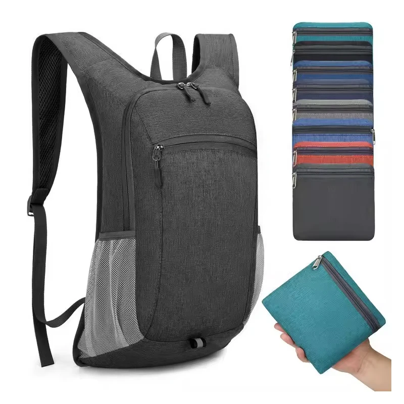 Folding Outdoor Sports Bag Lightweight Hiking Backpack Travel Bag Leisure Shoulder Bag for Male and Female
