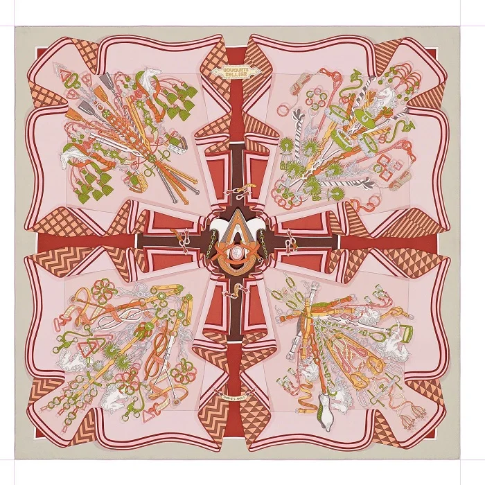 Silk Satin Digital Printed Scarves