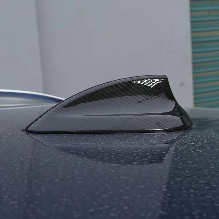 High quality carbon fiber patterned car antennas suitable for BMW automotive parts can be wholesale and customized