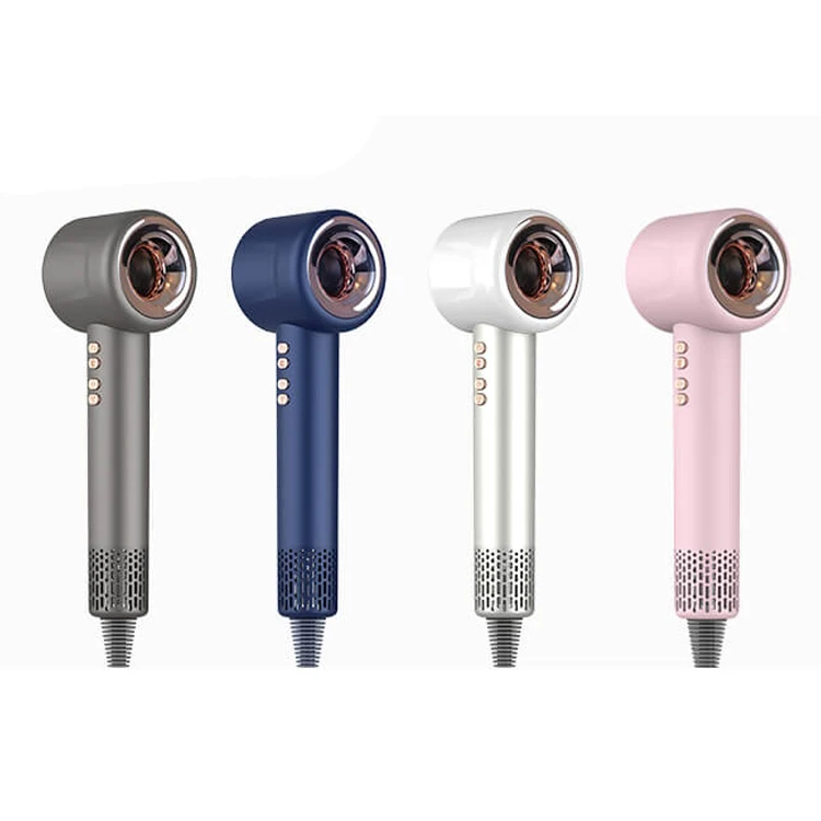 professional gold and hot air collecting nozzle led light heater parts universal comb attachment hair dryer for hairdresser