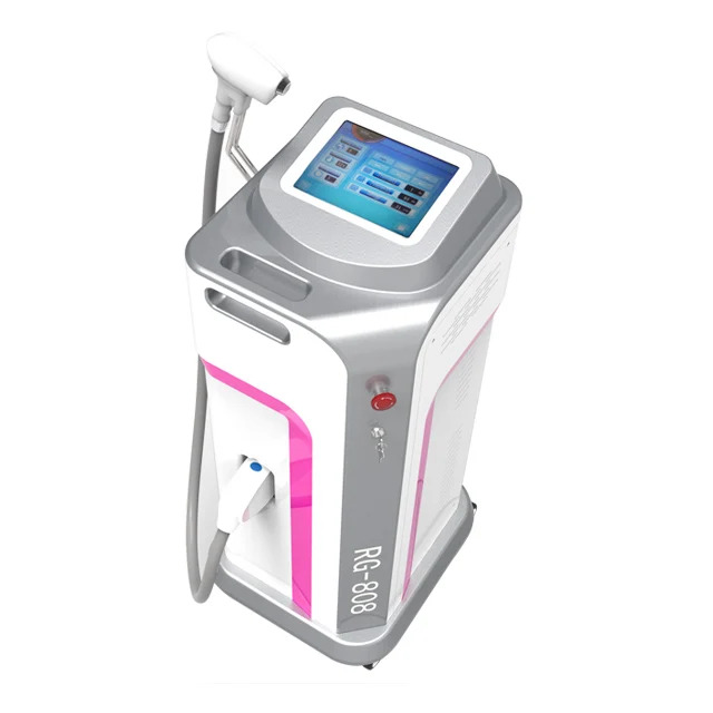 Вертикальный аппарат для удаления волос диодным лазером 808 нм с большим пятном